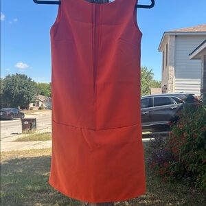 ASOS Petite Bold Orange Dress